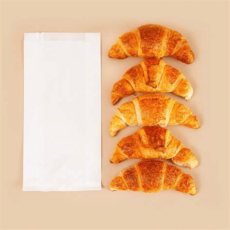 Sac Croissant Kraft Blanc N X Mm