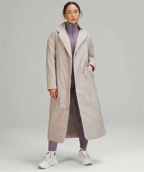 Lululemon Insulated Trench Raw Linen Lulu Fanatics