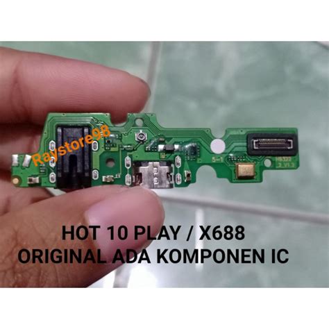 Jual Flexibel Charger Infinix Hot Play X Original Ada Komponen Ic Flexible Papan