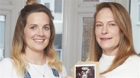 We Swapped Embryos And Now We Re Expecting Each Other S Sons Lesbian Couple Used The Same