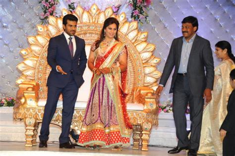 ACTRESS: Ram Charan Wedding Reception Photos