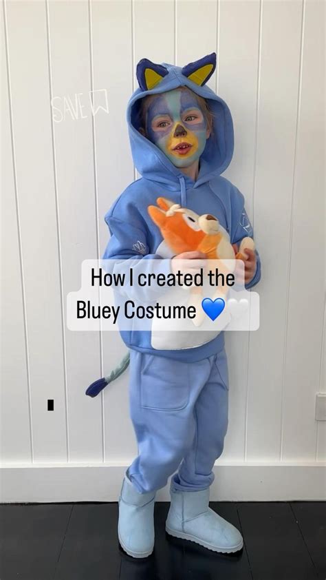 Diy Bluey Costume For Kids