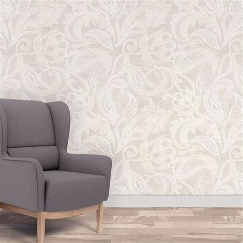 Papel De Parede Autoadesivo Floral Nude Madeiramadeira