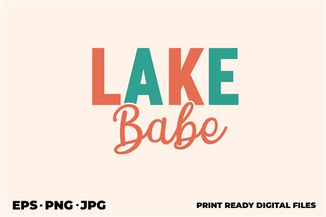 Lake Babe Graphic Design Graphic By Style Echo Creative Fabrica