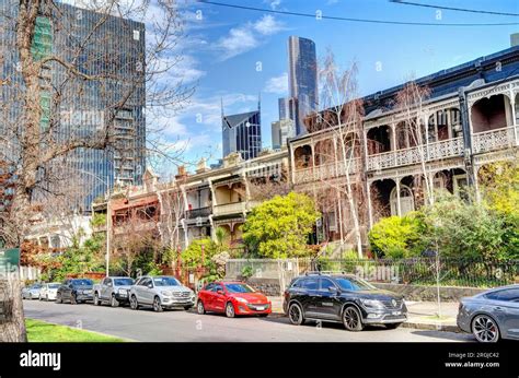 Melbourne Landmarks, Australia Stock Photo - Alamy