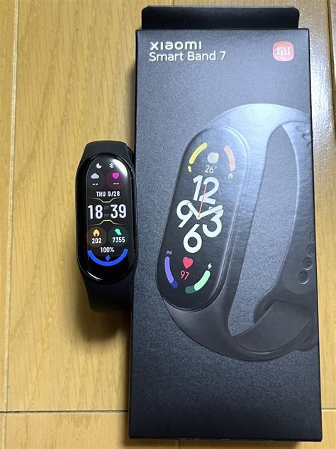 Xiaomi シャオミ Mi Smart Band 7 日本語版 スマートウォッチ 黒 スマートウォッチ本体 売買されたオークション情報