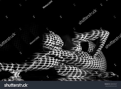 Body Nude Woman Black White Pattern Stock Photo Shutterstock