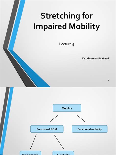 5) Stretching For Impaired Mobility Part 1 | PDF | Flexibility (Anatomy ...