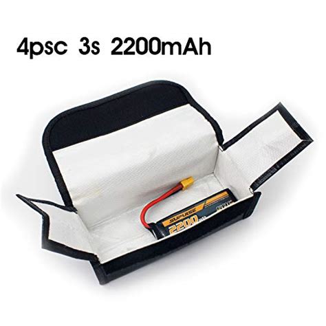 Supulse Lipo Storage Bag Fireproof Explosionproof Lipo Safe Bag For Lithium Battery Lipo