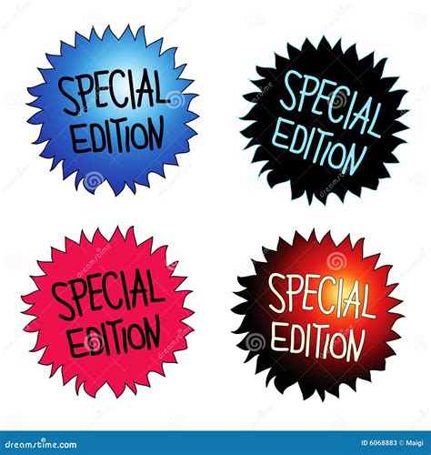 special edition stock vector illustration  business