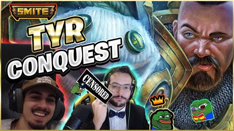 Tyr Ayudando A Marquitos Julio Smite Ranked Conquest Duoq Warchi