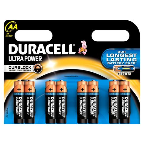 Duracell Ultra Aa Alkaline Battery Pack Of Departments Diy At B Q