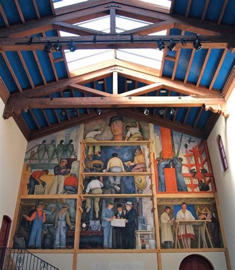 The Making Of A Fresco By Diego Rivera In San Francisco San Francisco