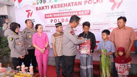 Rangkaian Hari Bhayangka Ke Polda Diy Gelar Bakti Kesehatan