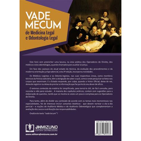 Vade Mecum De Medicina Legal Odontologia Legal Ed Submarino