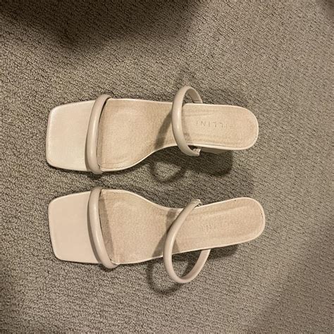 BILLINI Nude Heels Size 8 Barely Worn Depop