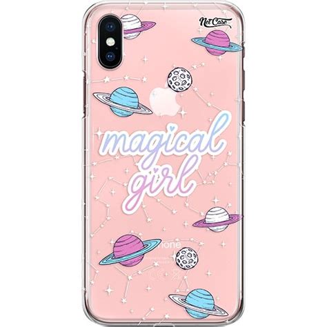 Capa Silicone NetCase Transparente Planetas Magical Girl Street Case