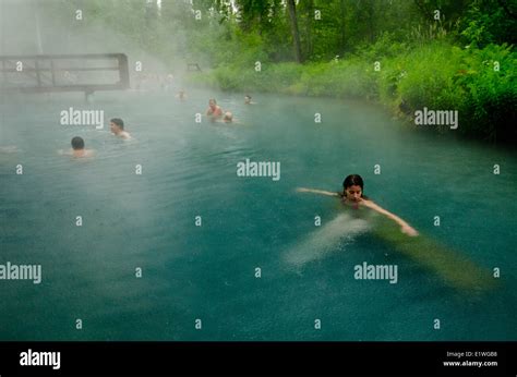 Hot Spring Bathers Hi Res Stock Photography And Images Alamy