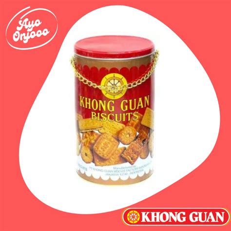 Jual KHONG GUAN BULAT RANTAI 1000GR KALENG ISI ANEKA BISKUIT Shopee