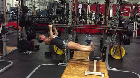 Inverted Rows With Double Barbell Fat Grip Protocol Youtube