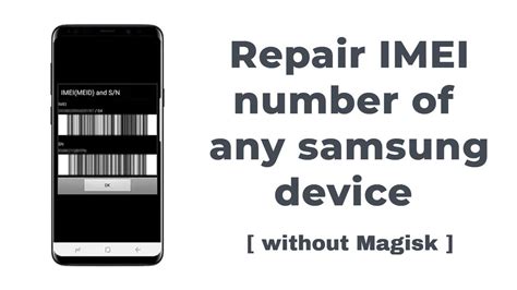 How To Repair Imei Number Of Any Samsung Device Youtube