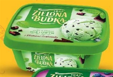 Promocja Zielona Budka Lody o smaku miętowym 1000 ml w Kaufland