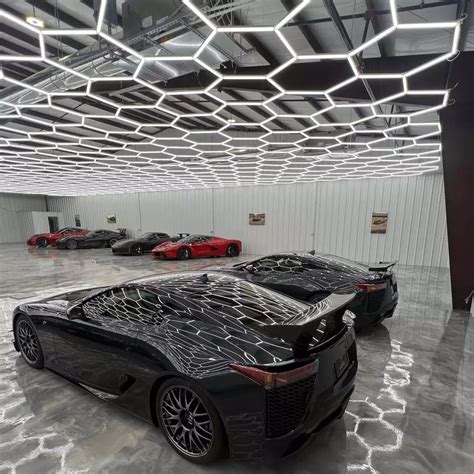 Dimmable Hexagon Lights Hex Garage