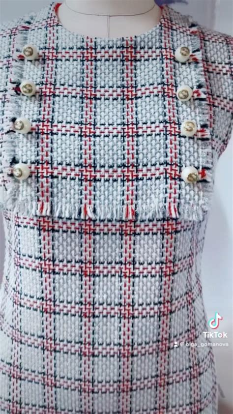Платье из твида по мотивам " Gucci" | Idee per cucito, Couture, Cucito