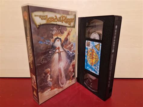 The Lord Of The Rings Animated Pal Vhs Video Tape A