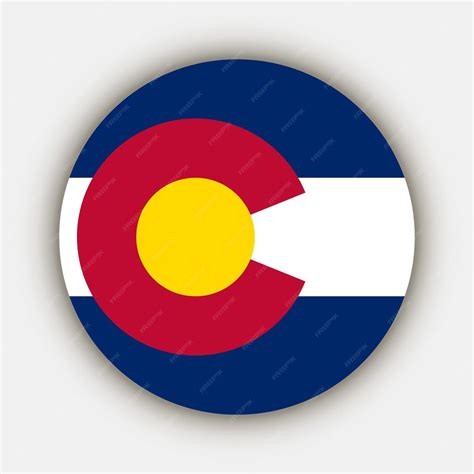 Premium Vector Colorado State Flag Vector Illustration