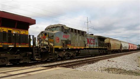 Railfanning Portage WI Ft Amtrak 7 And KCSM 4527 Grey Ghost Trails