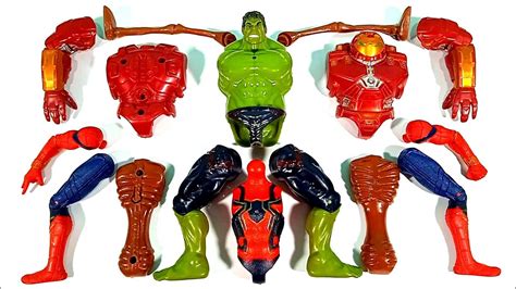 Avengers Toys Assamble Superhero Spider Man Hulk Smash Siren Head