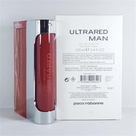 Paco Rabanne Ultrared Man EDT 100ml Tester Pacorabanne Shopee Thailand