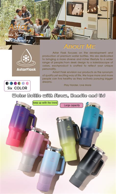 Astar Flask Oz Tumbler Hot And Cold Wide Mouth Water Bottle Flask Insulation Double Wall Free