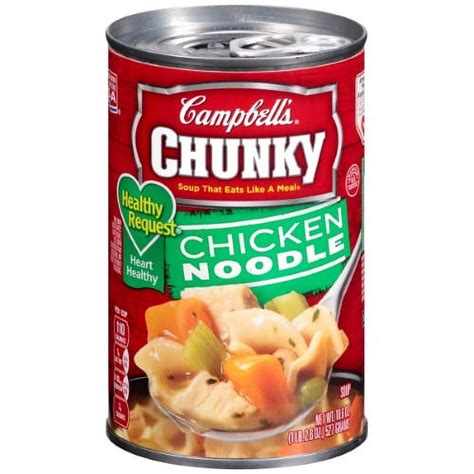 Campbell S Chunky Soup Healthy Request Chicken Noodle Soup Ounce