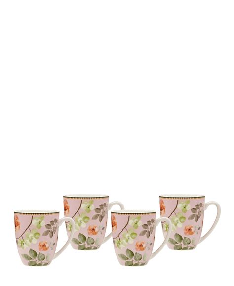 Maxwell & Williams 4 Piece 420ml Arcadia Coupe Mug Set - Pink – The ...