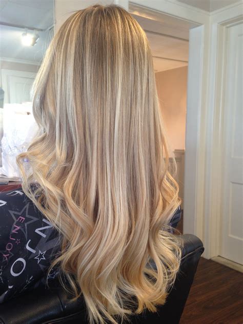 Lange Glatte Blonde Haare Madame Frisuren