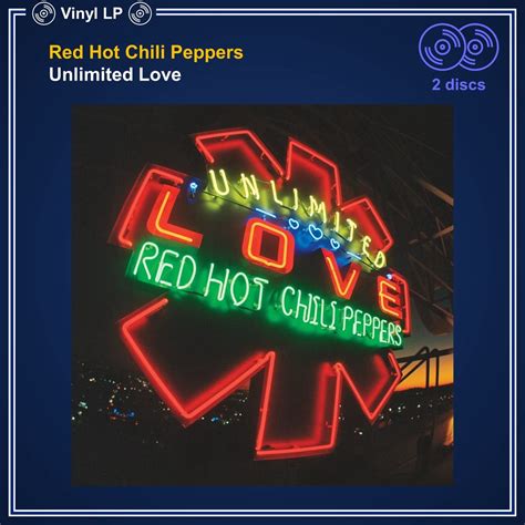 ออก E Tax ได แผนเสยง Vinyl LP Red Hot Chili Peppers Unlimited Love ใหมและซล SS