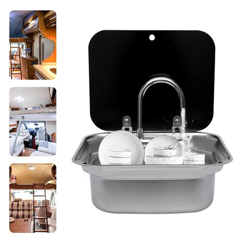 Rv Caravan Camper Boat Folding Sink And Faucet Combo At Ada Michalski Blog