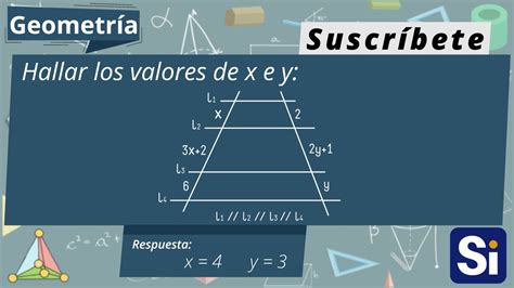 Teorema Fundamental De La Proporcionalidad Hallar Los Valores De X Y