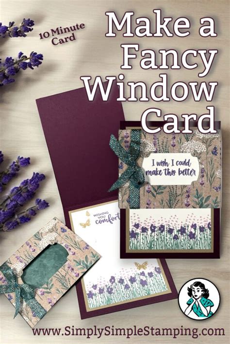 fancy window card  shows  amazing   fancy fold