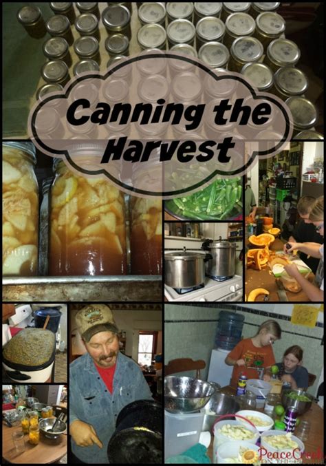 Canning The Harvest Peace Creek On The Prairie