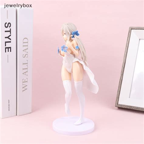 Jewelrybox Sexy Girl Anime Figure Bfull Fots Japan Pure White Elf Action Figure Hentai Figures