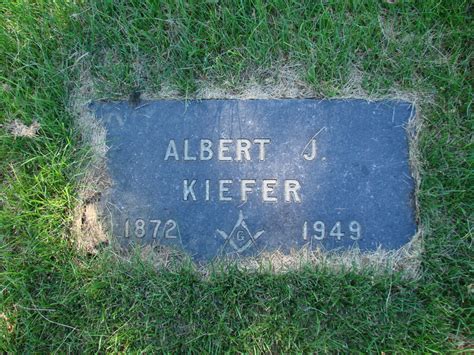 Albert Julius Kiefer 1872 1949 Homenaje De Find A Grave