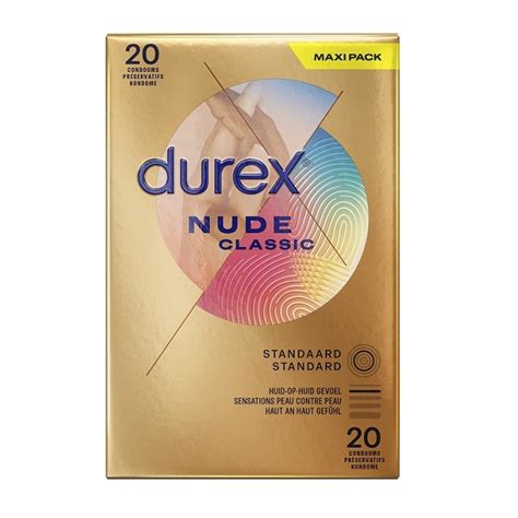 Durex Nude Condooms Latex Voor Huid Op Huid Gevoel Durex Condooms Nude Geven Het Echte Huid