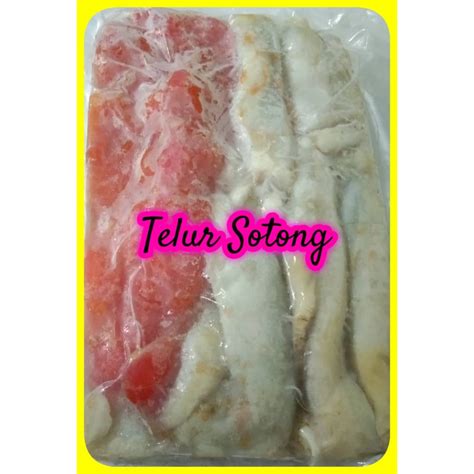 Telur Sotong Telur Sotong Merah Telur Sotong Putih 1kg Pos Ais