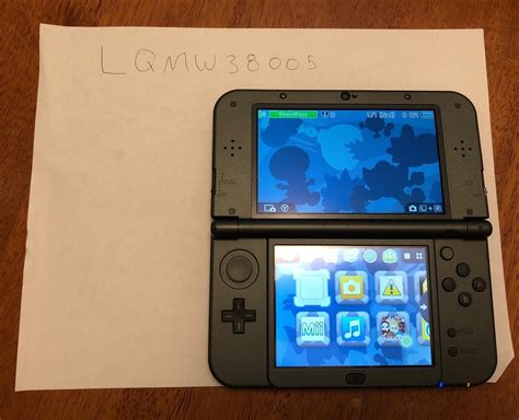 New Nintendo 3ds Xl Black 1gb Lqmw38005 Swappa