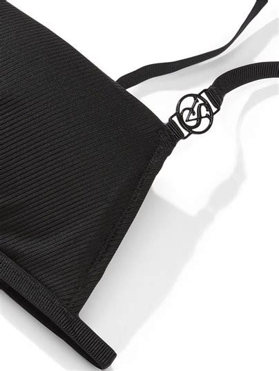 Wild Wanderer Ribanalı Bralet Bikini Üstü Siyah VS Victoria s Secret Swim