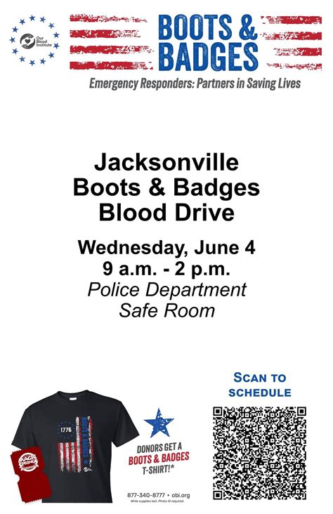 City - 🚨 BOOTS, BADGES AND A BIG OPPORTUNITY TO SAVE LIVES 🚨 Do good