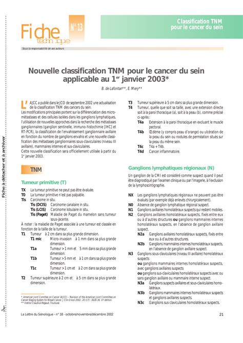 Fiche N° 13 T Ec